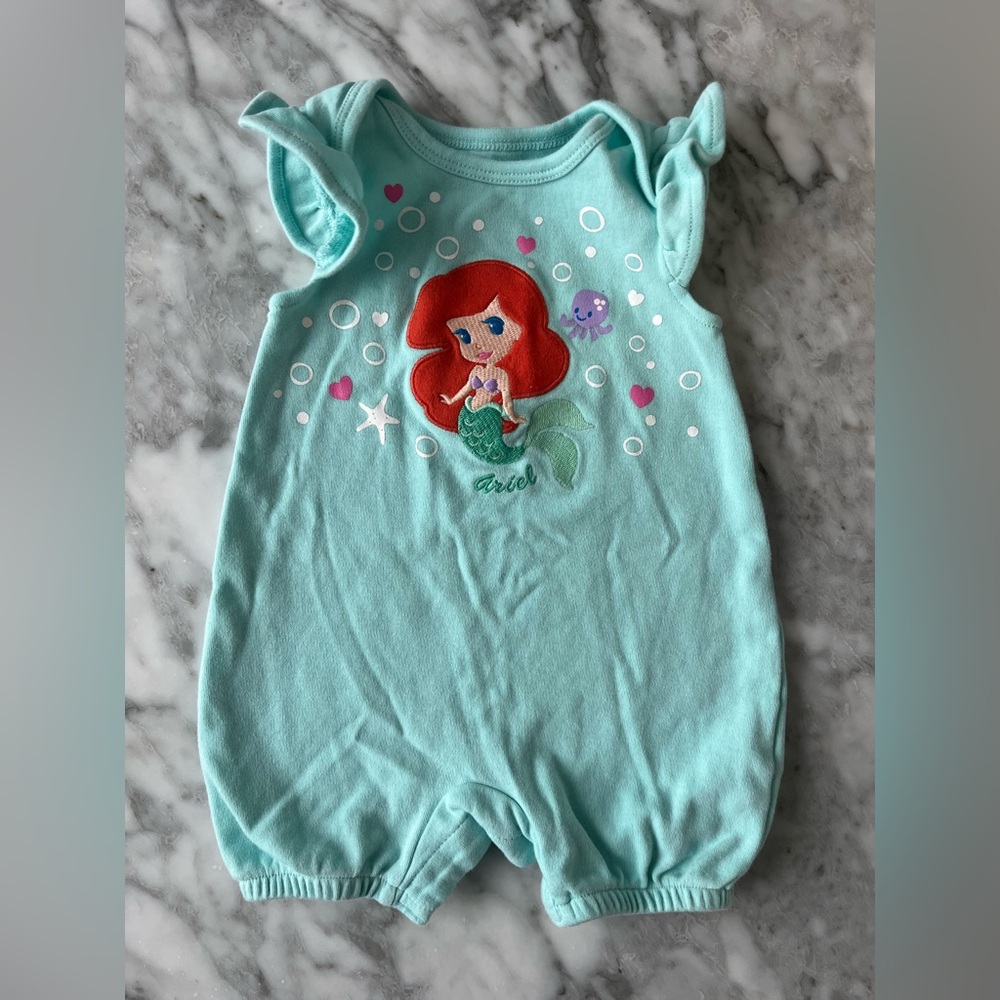 Disney Blue Ariel Bodysuit One Piece